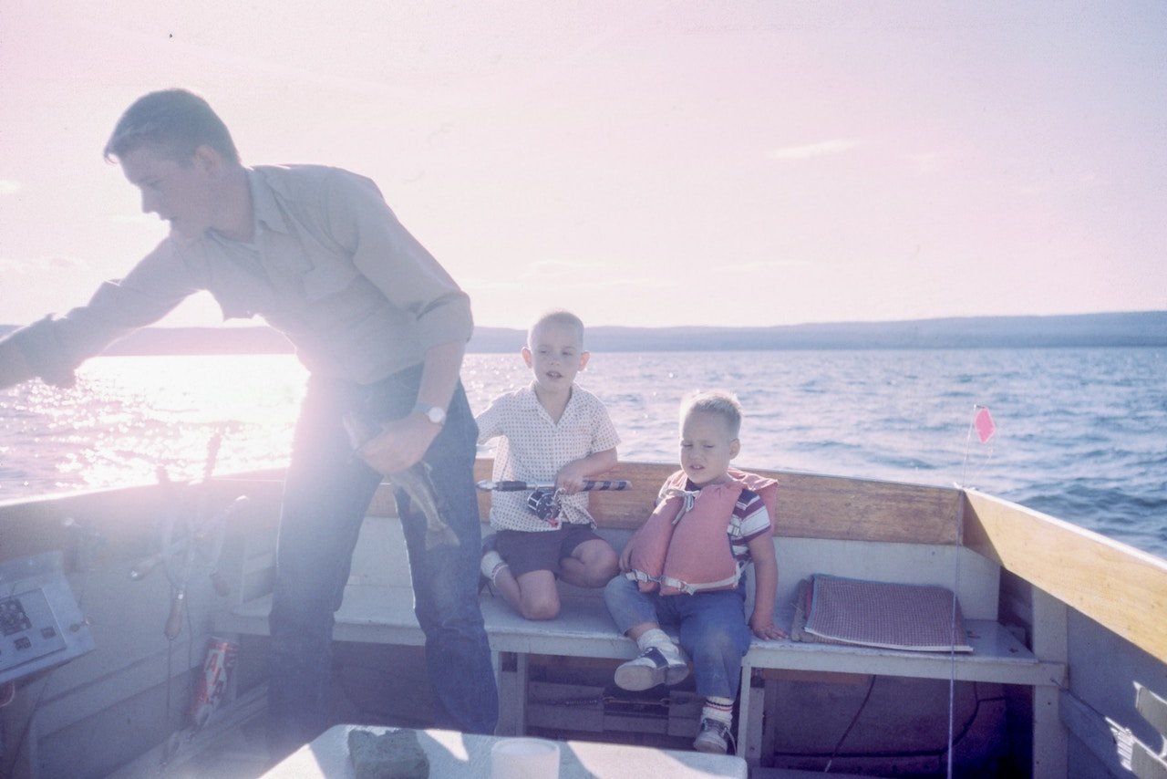 Father's Day on boat